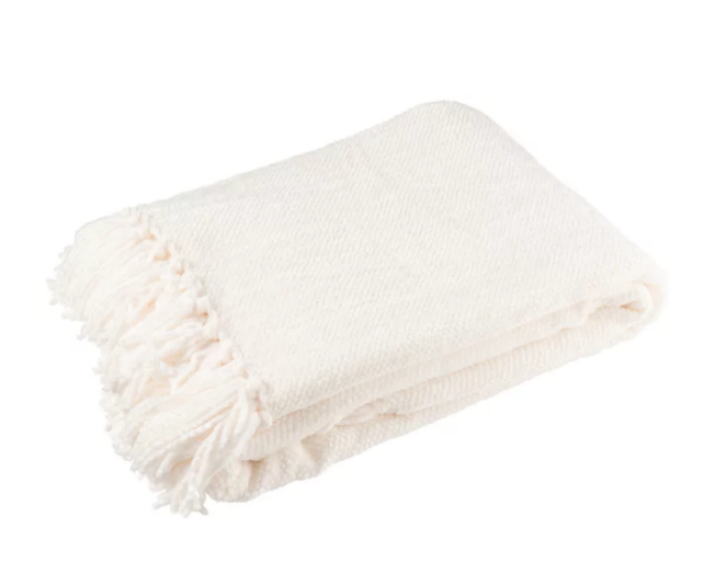 Plaid blanc - Jline
