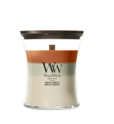 Bougie Vanille ardente médium - WoodWick