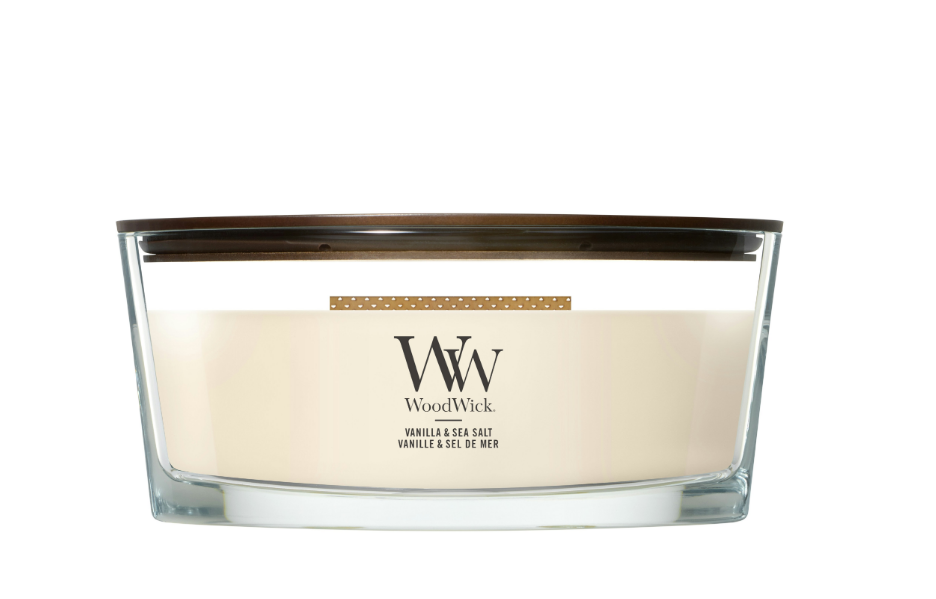 Bougie Vanilla Sea Salt Ellipse - Woodwick