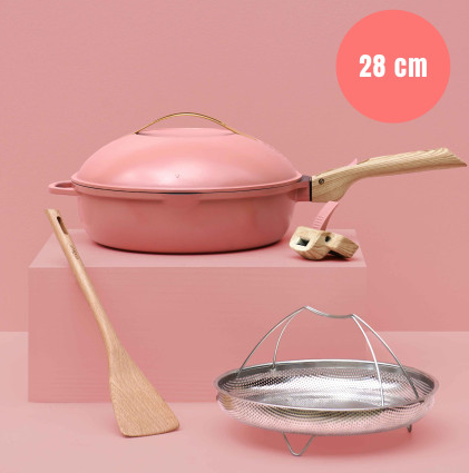 La fabuleuse poele 28cm Pivoine - Cookut