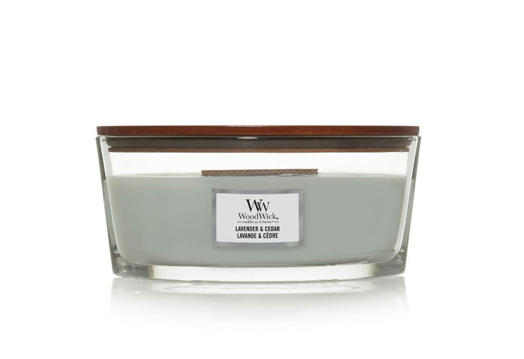 Bougie Lavande et Cèdre Ellipse - Woodwick