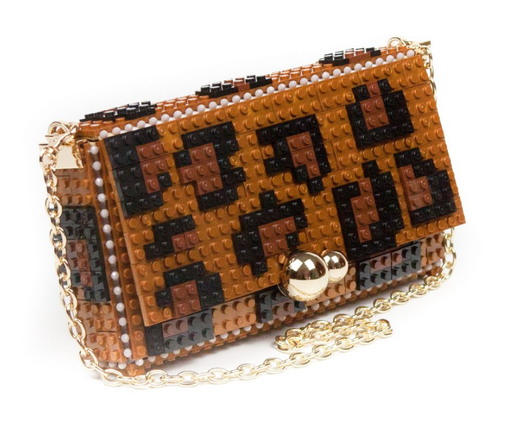 Bag Animal Print Bronze - Bag and Block