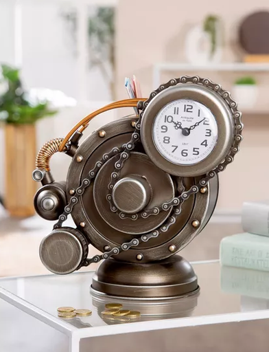 Tirelire horloge de table - Gilde