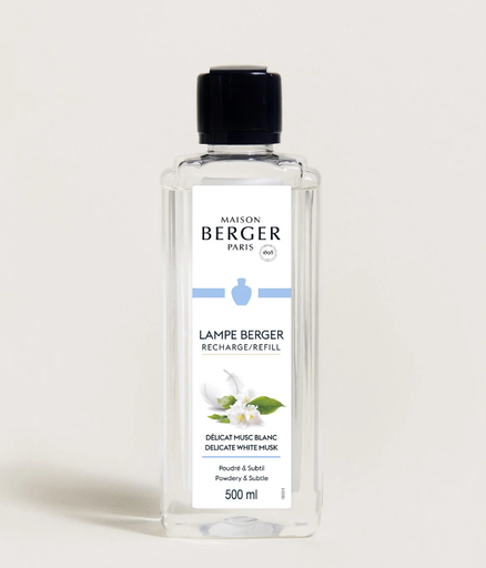 Recharge délicat musc blanc 500 ml - Maison Berger Paris