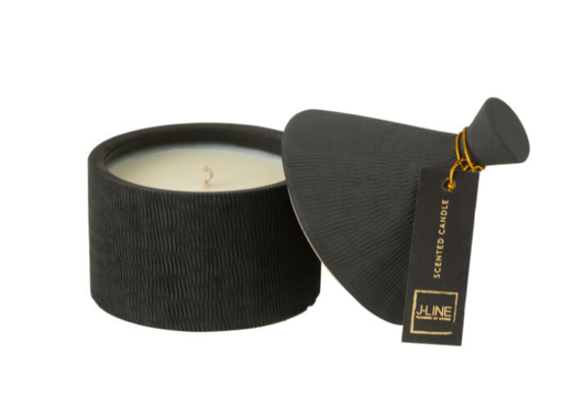 [32813] Bougie pot rain reef Noir - Jline