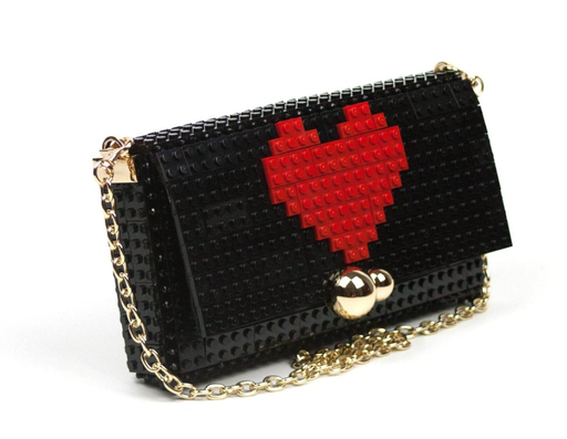 Bag Heart Black - Bag and Block