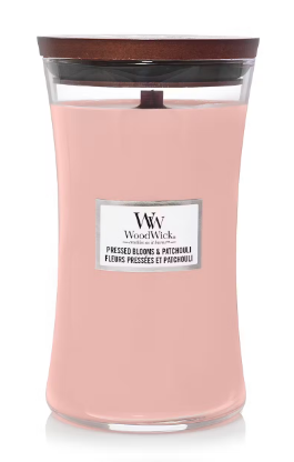 Bougie Pressed blooms patchouli Large - Woodwick