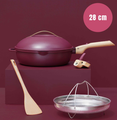 La fabuleuse poele 28cm Rubis - Cookut