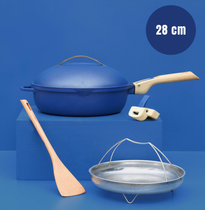 La fabuleuse poele 28cm Saphir - Cookut