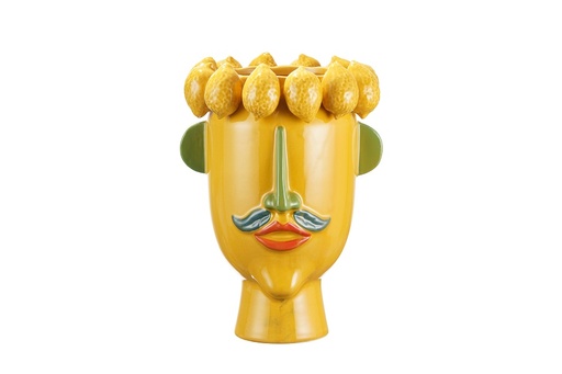 Vase visage citron - Fancy