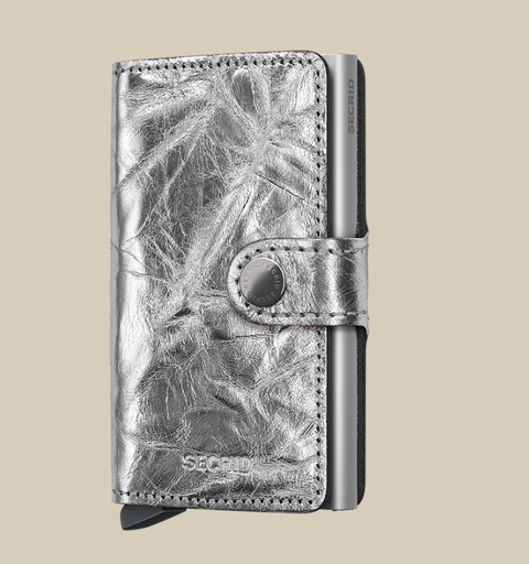 Miniwallet Crunch Silver - Secrid
