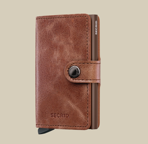 Miniwallet Vintage Cognac Brown - Secrid 