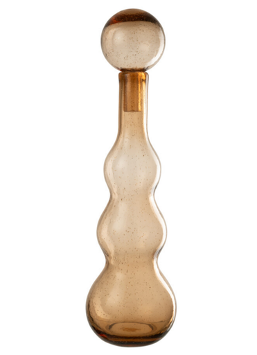 [58059] Décoration en verre caramel medium - Jline 