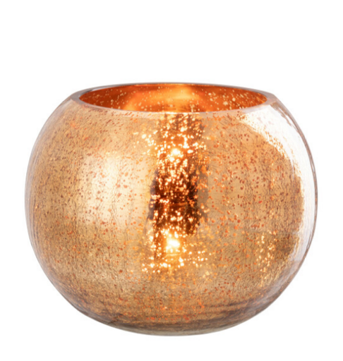 [48592] Photophore boule doré large - Jline