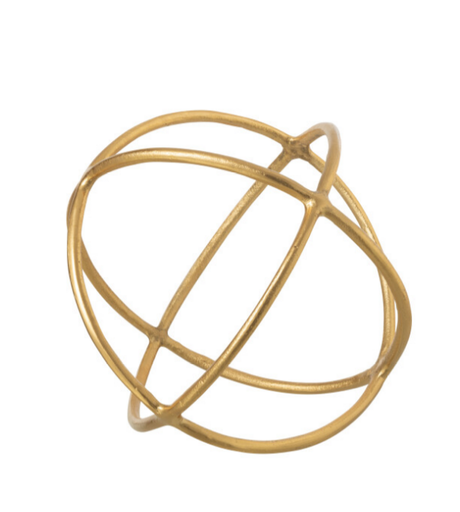 [55991] Sculpture boule doré large - Jline