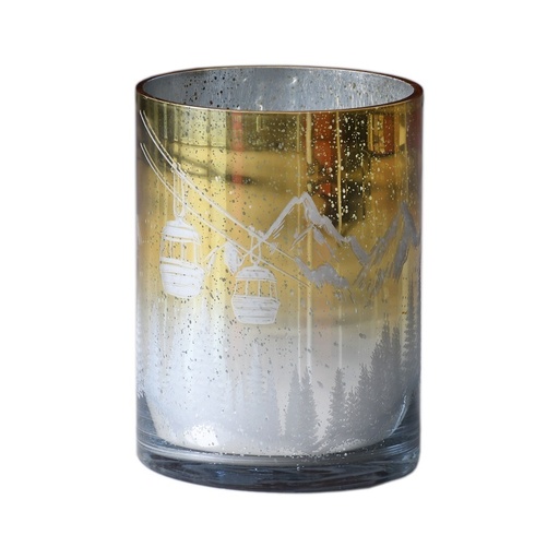 Photophore Tain doré - Fancy