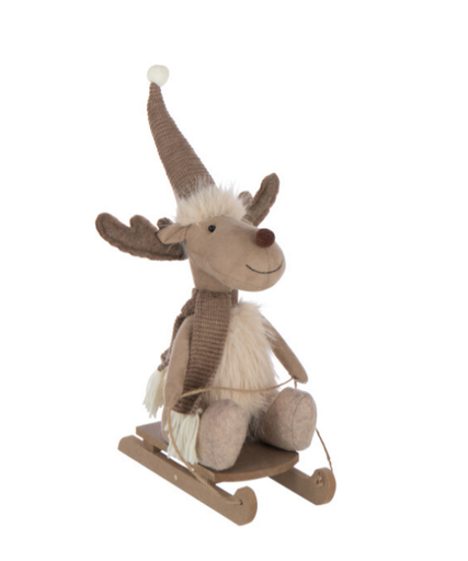 [55344] Elan beige sur une luge - Jline 