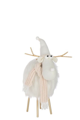 [59533] Renne blanc avec écharpe large - Jline 