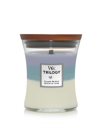 Bougie Trilogy Séjour au Calme medium - WoodWick