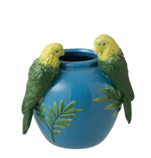 Vase perroquets Small - Jline 