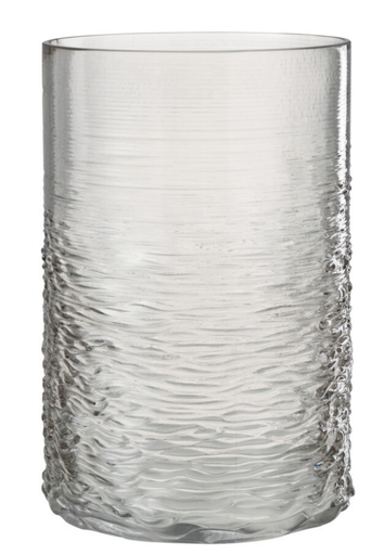 Photophore en verre gris Large - Jline 