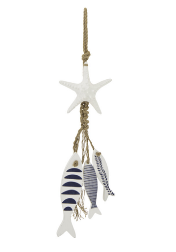 Suspension étoile de mer et poisson - Jline 