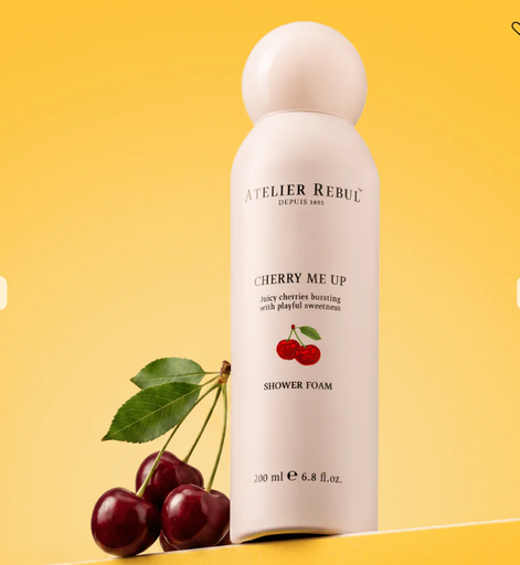 Mousse de douche Cherry Me Up 200 ml - Atelier Rebul