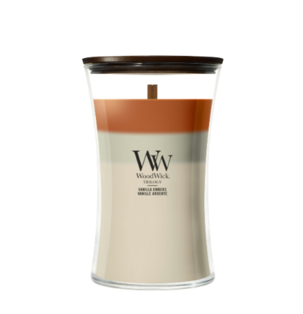 Bougie Vanille ardente large - WoodWick