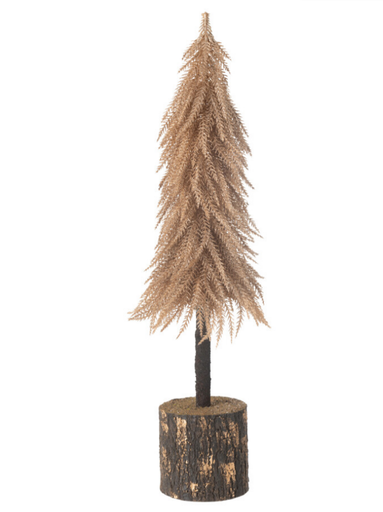 Sapin de Noël doré large - Jline