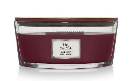 Bougie Black Cherry Ellipse - Woodwick