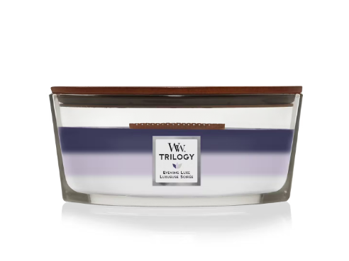 Bougie Trilogiy Luxueuse Soirée ellipse - Woodwick